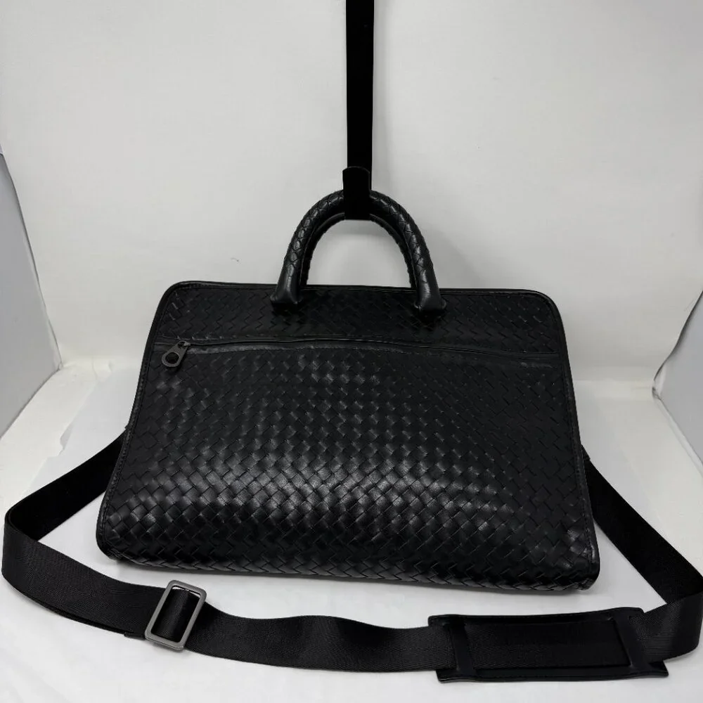 NEW Intrecciato Briefcase/laptop bag/tote bag/travel bag